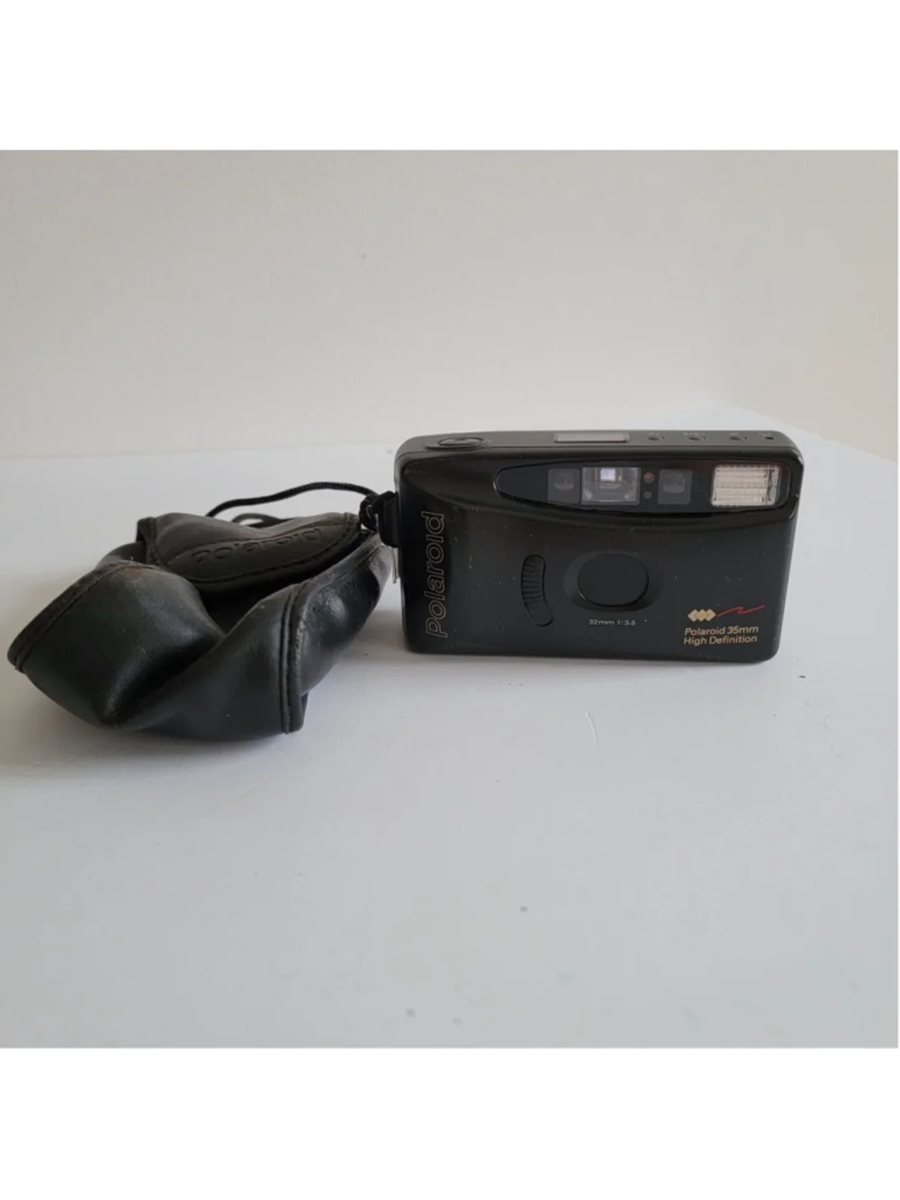 Polaroid 35mm High Definition Film Camera Point And Shoot Vintage 90s Soft Case